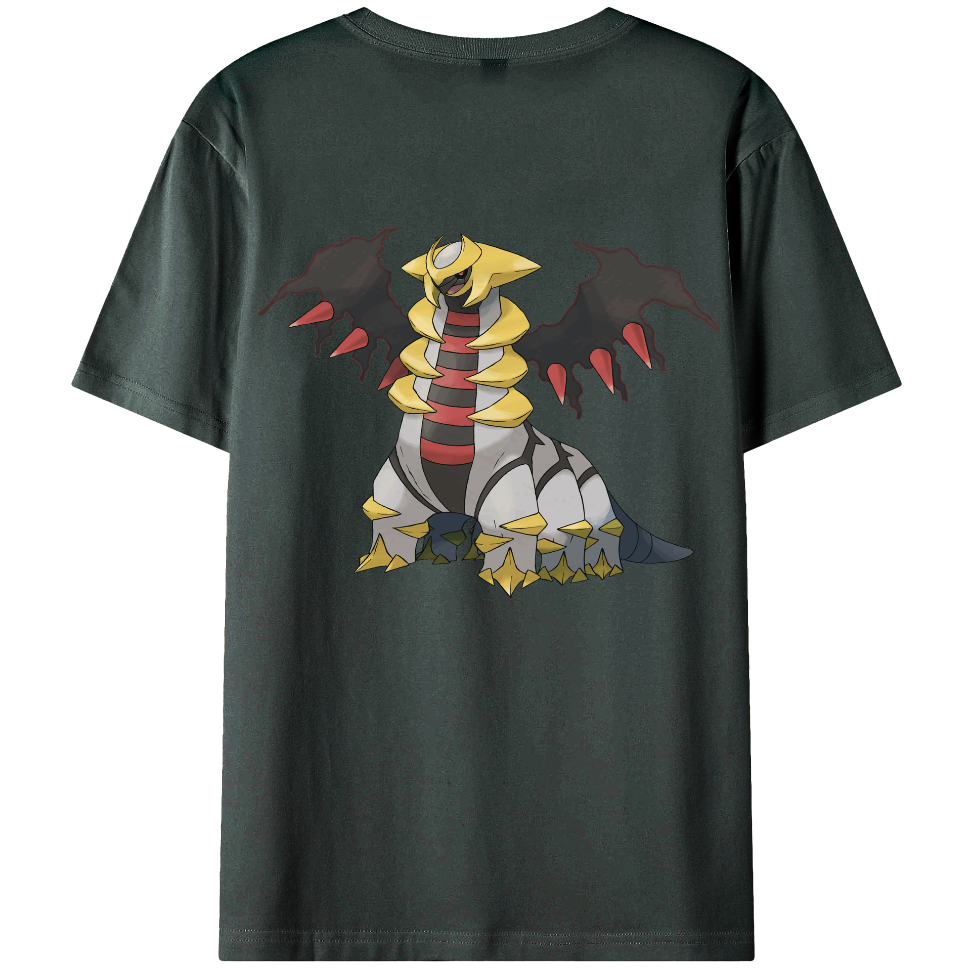 （画像用） ポケットモンスター Pokémon 綿100％ メンズ半袖Tシャツ（バックプリント） 通気性